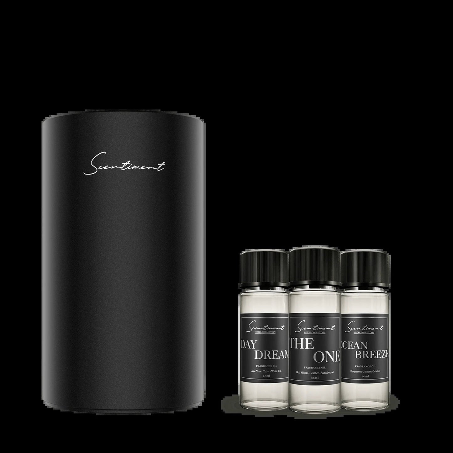 Mini Aromatherapie Diffuser Ontdekkingsset – Sfeervolle Essentiële Oliën - Cosybiz -