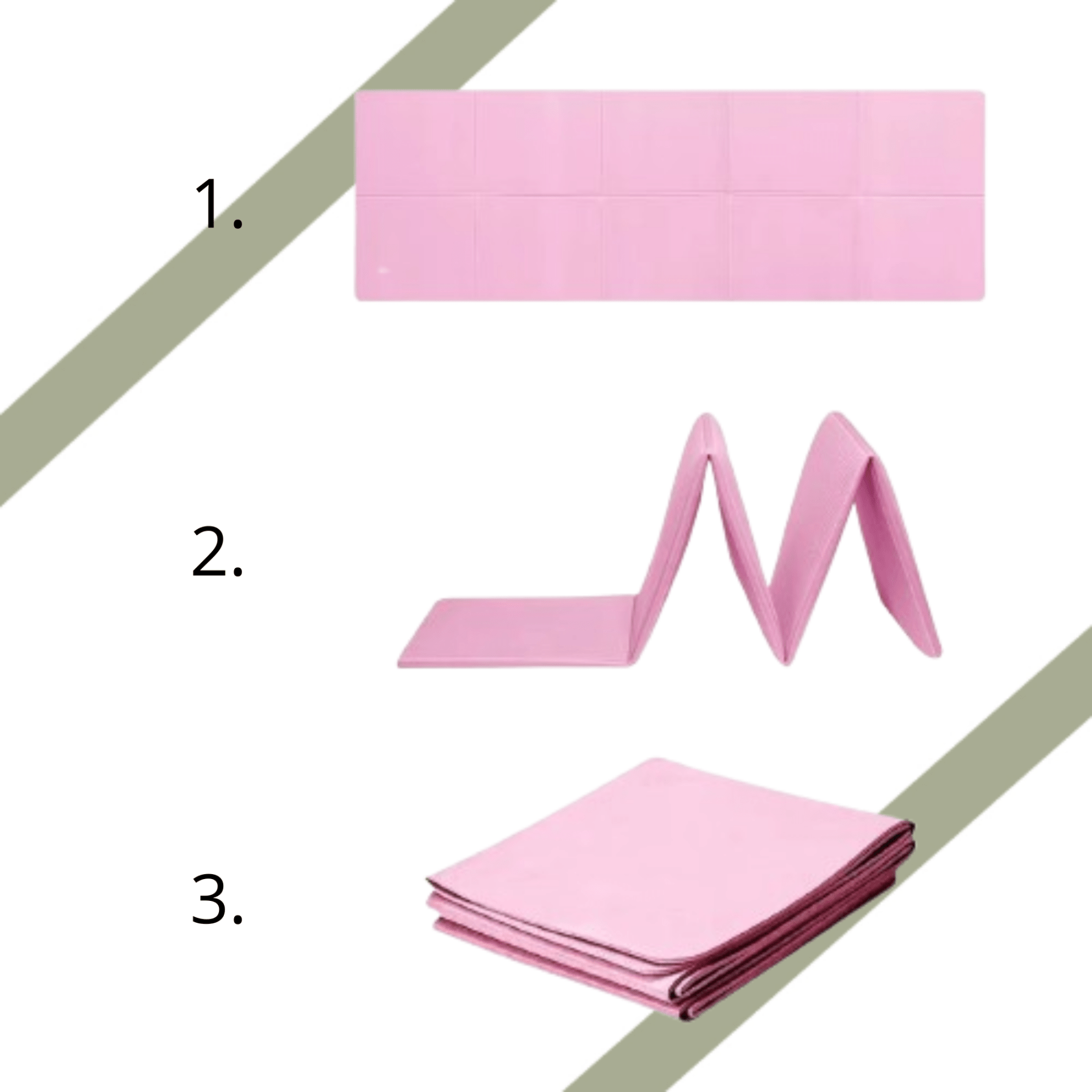 Antislip yogamat – 4 mm EVA - mat voor yoga, pilates en fitness - Cosybiz - 