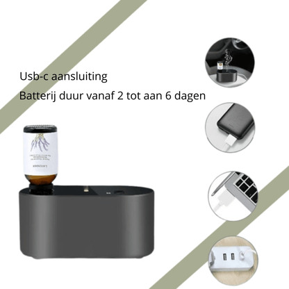 Draagbare Waterloze Aroma Diffuser – Compacte Vernevelaar voor Essentiële Olie - Cosybiz - 