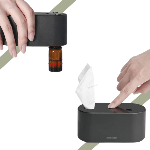 Draagbare Waterloze Aroma Diffuser – Compacte Vernevelaar voor Essentiële Olie - Cosybiz - 