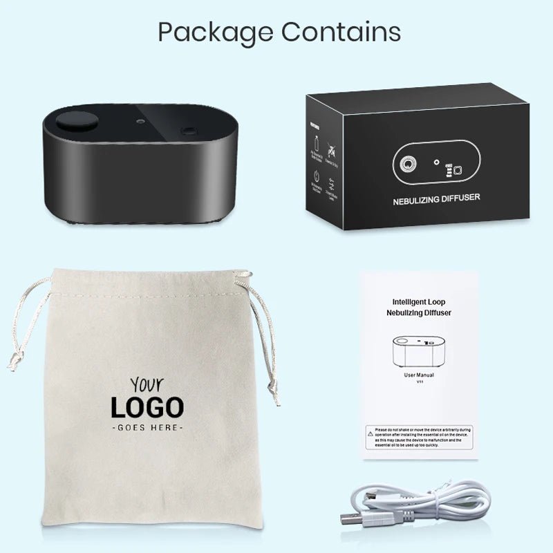 Draagbare Waterloze Aroma Diffuser – Compacte Vernevelaar voor Essentiële Olie - Cosybiz - 