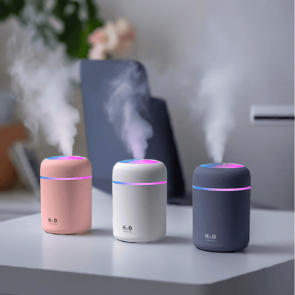 Mini Luchtbevochtiger: Ultrasone Aroma Diffuser met Auto Shut - Off en USB - Cosybiz - 
