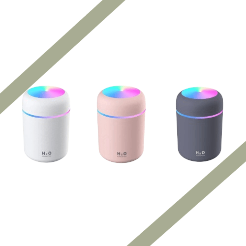 Mini Luchtbevochtiger: Ultrasone Aroma Diffuser met Auto Shut - Off en USB - Cosybiz - 