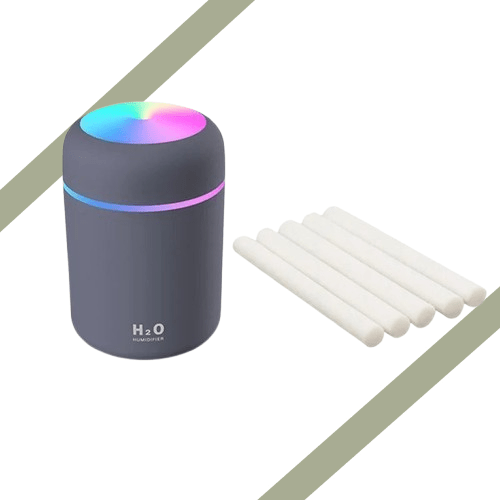 Mini Luchtbevochtiger: Ultrasone Aroma Diffuser met Auto Shut - Off en USB - Cosybiz - 