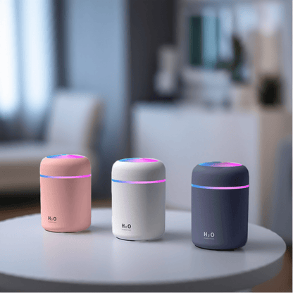 Mini Luchtbevochtiger: Ultrasone Aroma Diffuser met Auto Shut - Off en USB - Cosybiz - 