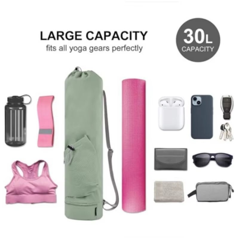 Yoga & Pilates Rugzak – Draag - en Opbergtas voor Matten en Accessoires - Cosybiz - 